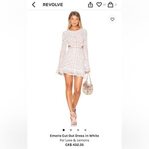 For Love and Lemons lace Emorie dress - new with tags